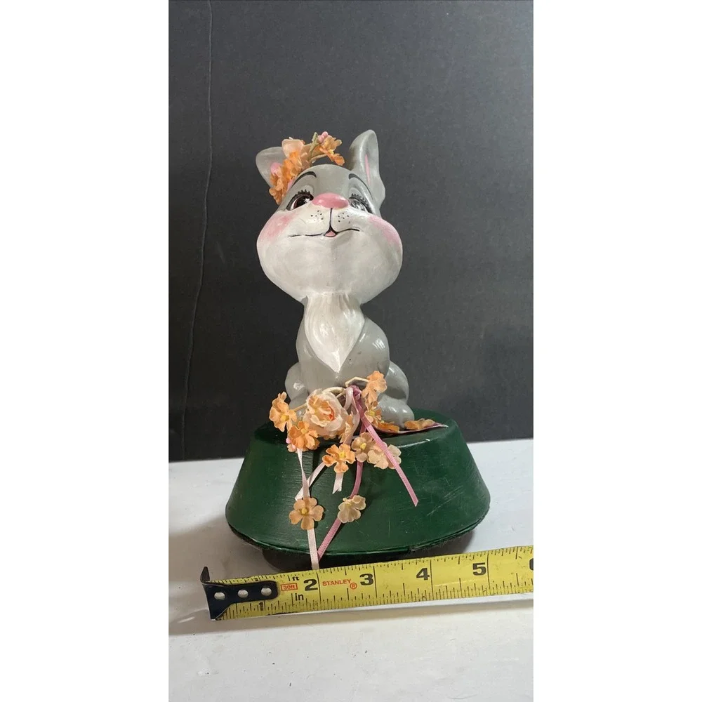 Bunny Rabbit Music Box Based‎ Off Of 1988 Disney Thumper Not Marked